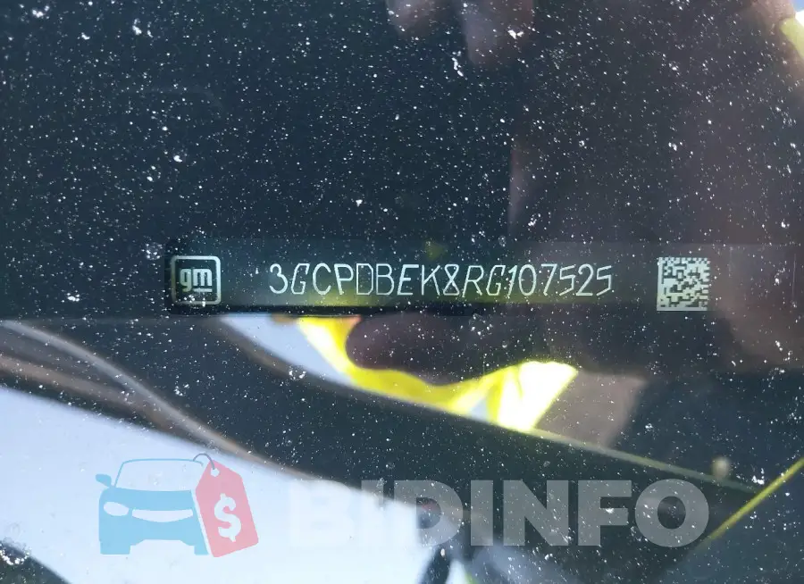 3GCPDBEK8RG107525 Photo# 9