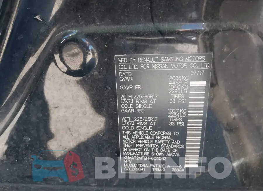 KNMAT2MT9HP604032 Photo# 9