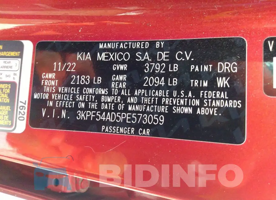 3KPF54AD5PE573059 Photo# 9