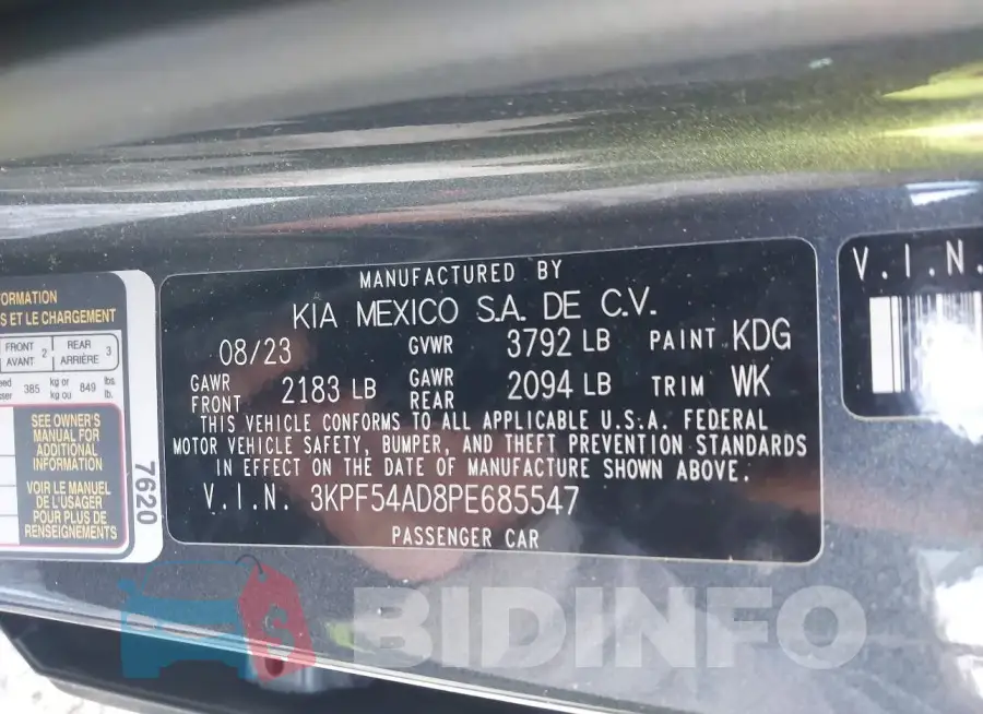 3KPF54AD8PE685547 Photo# 9