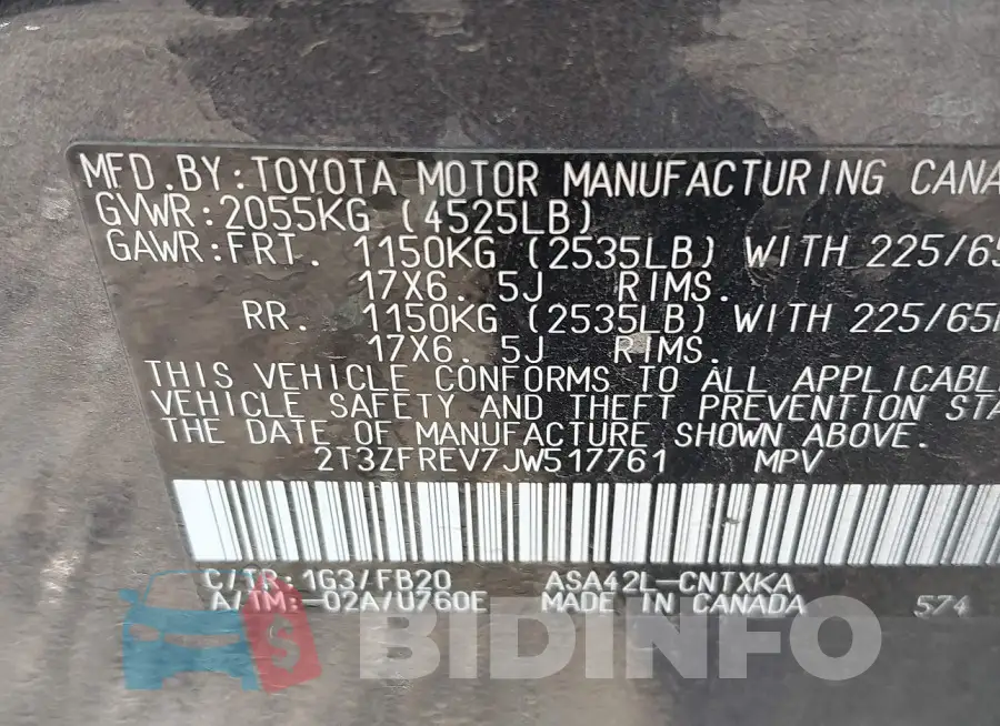 2T3ZFREV7JW517761 Photo# 9