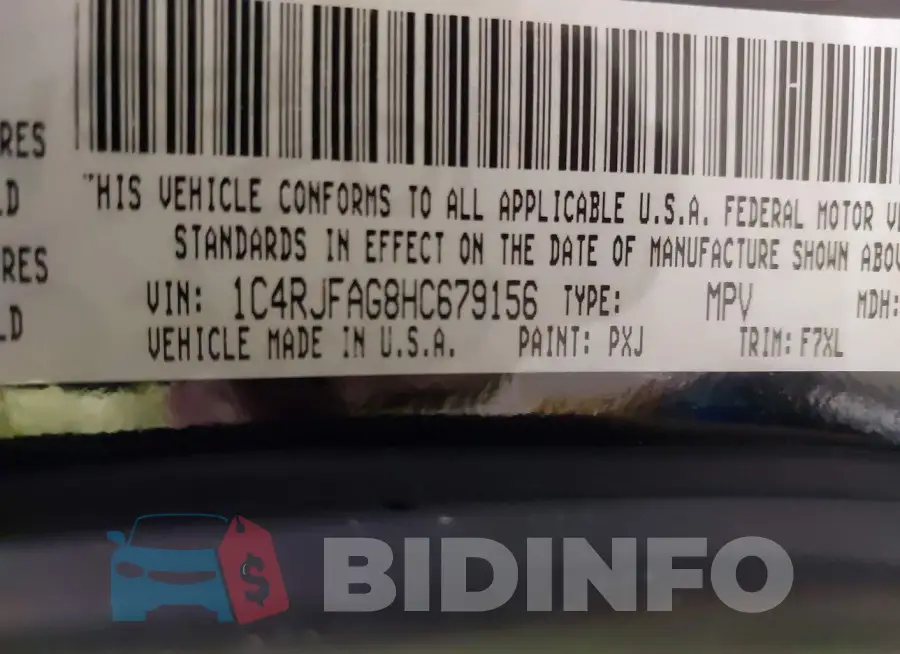 1C4RJFAG8HC679156 Photo# 9