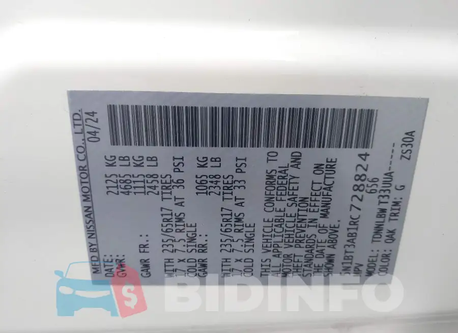 5N1BT3AB1RC728824 Photo# 9