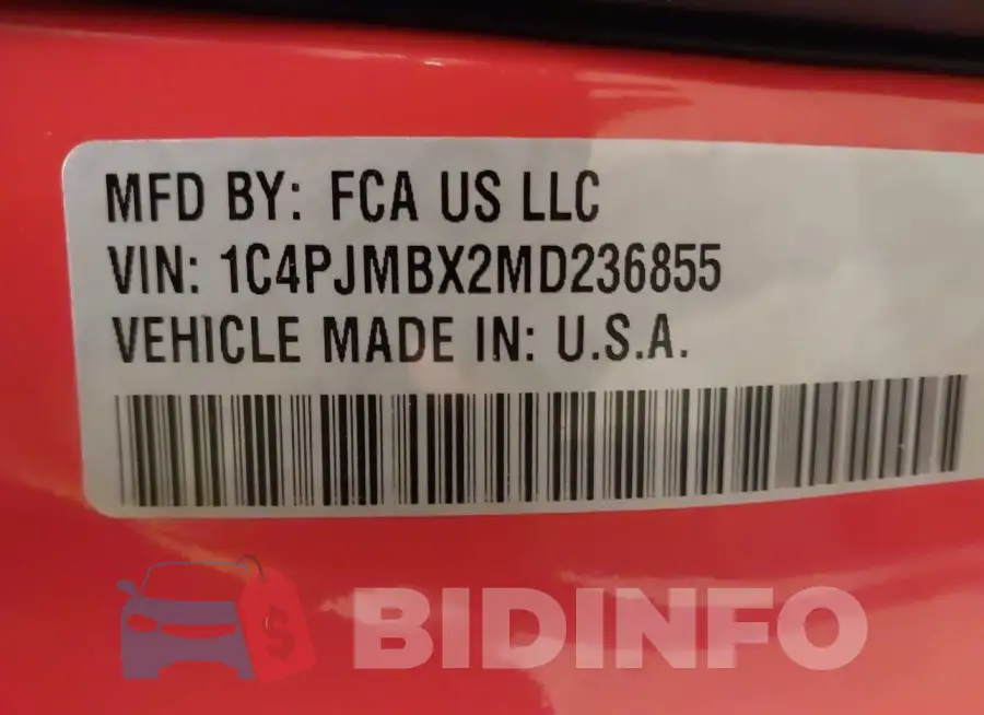 1C4PJMBX2MD236855 Photo# 9