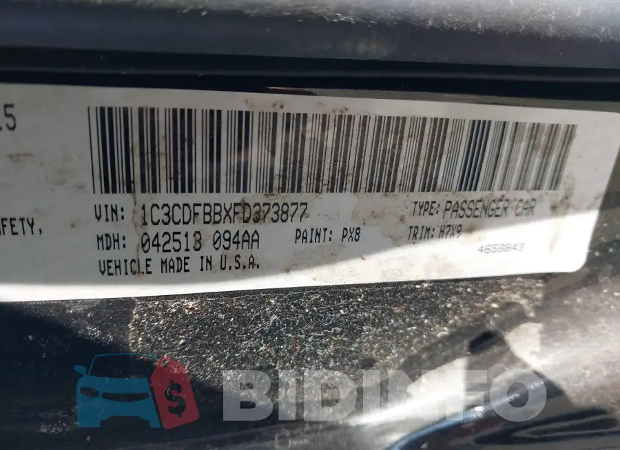 1C3CDFBBXFD373877 Photo# 9