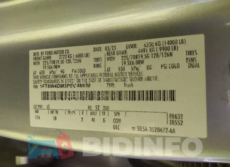 1FT8W4DM3PEC48939 Photo# 9