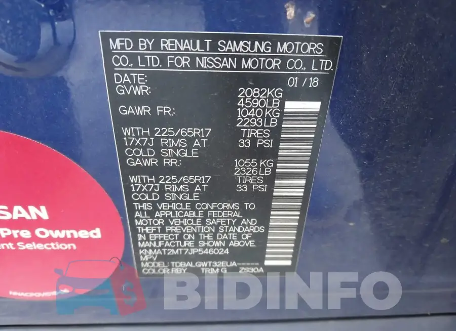 KNMAT2MT7JP546024 Photo# 9