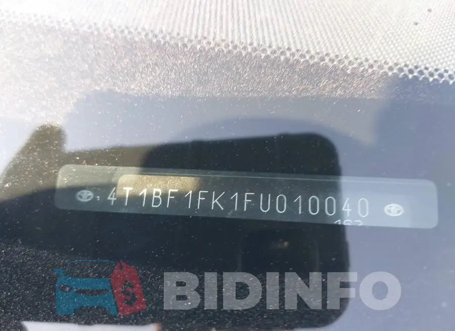 4T1BF1FK1FU010040 Photo# 9