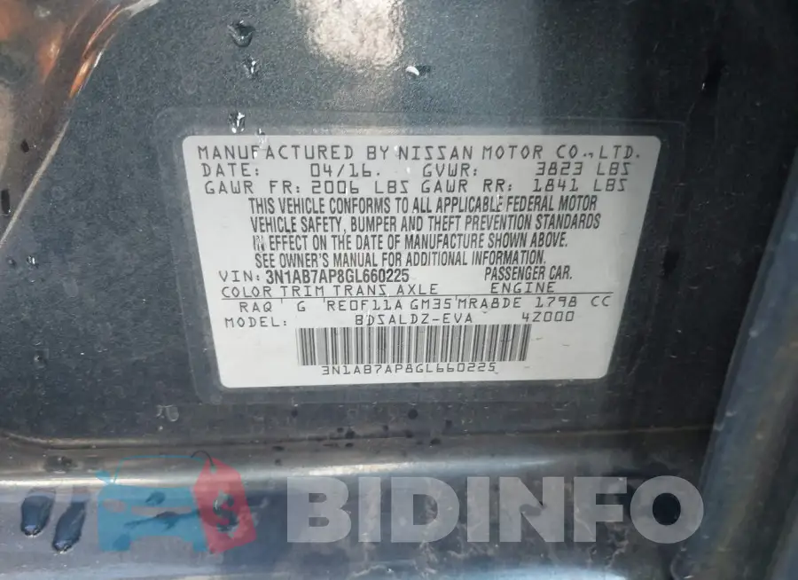 3N1AB7AP8GL660225 Photo# 9