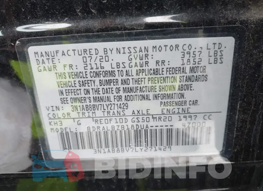 3N1AB8BV7LY271429 Photo# 9