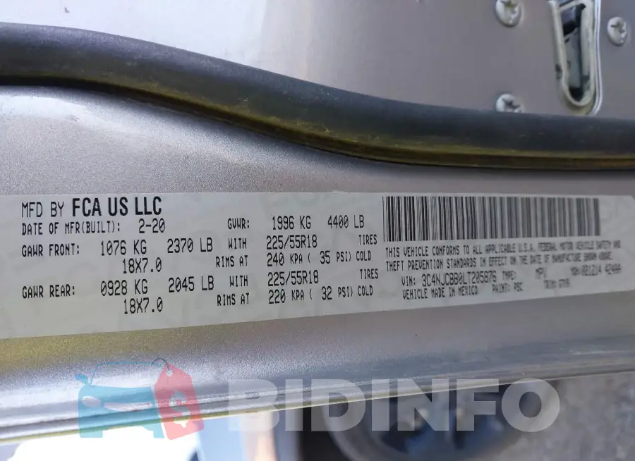 3C4NJCBB0LT205876 Photo# 9