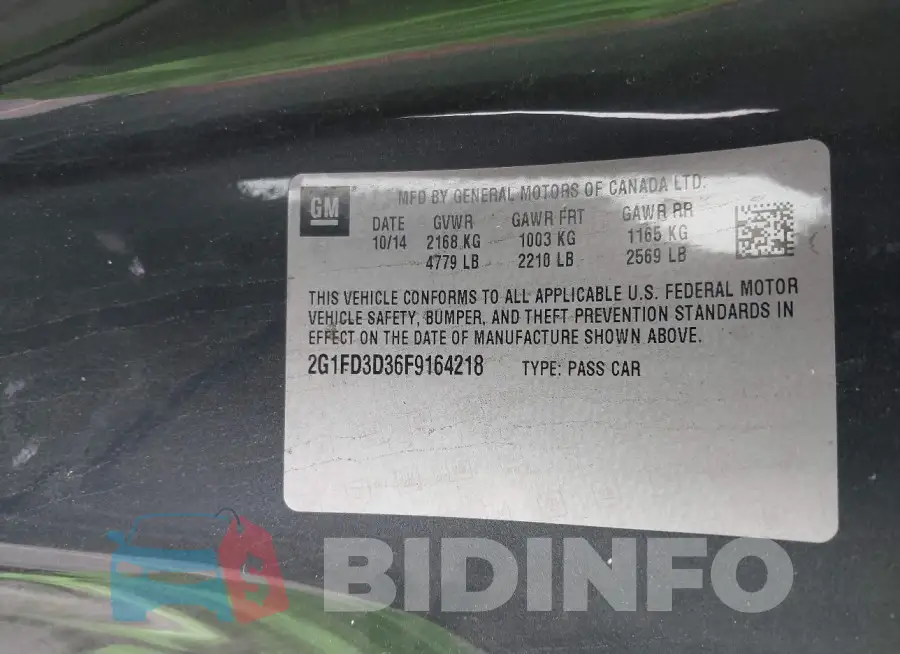 2G1FD3D36F9164218 Photo# 9