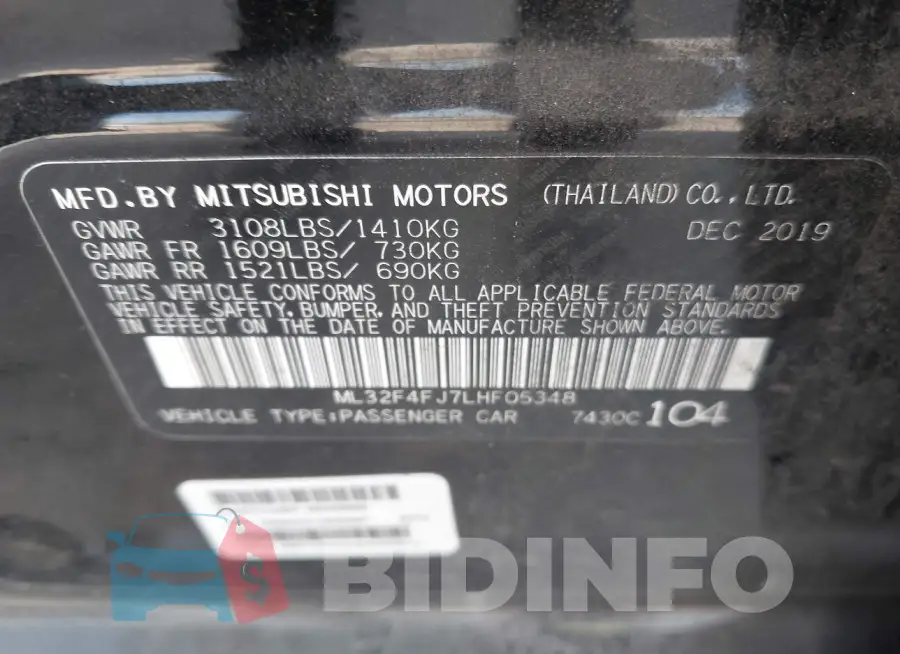 ML32F4FJ7LHF05348 Photo# 9