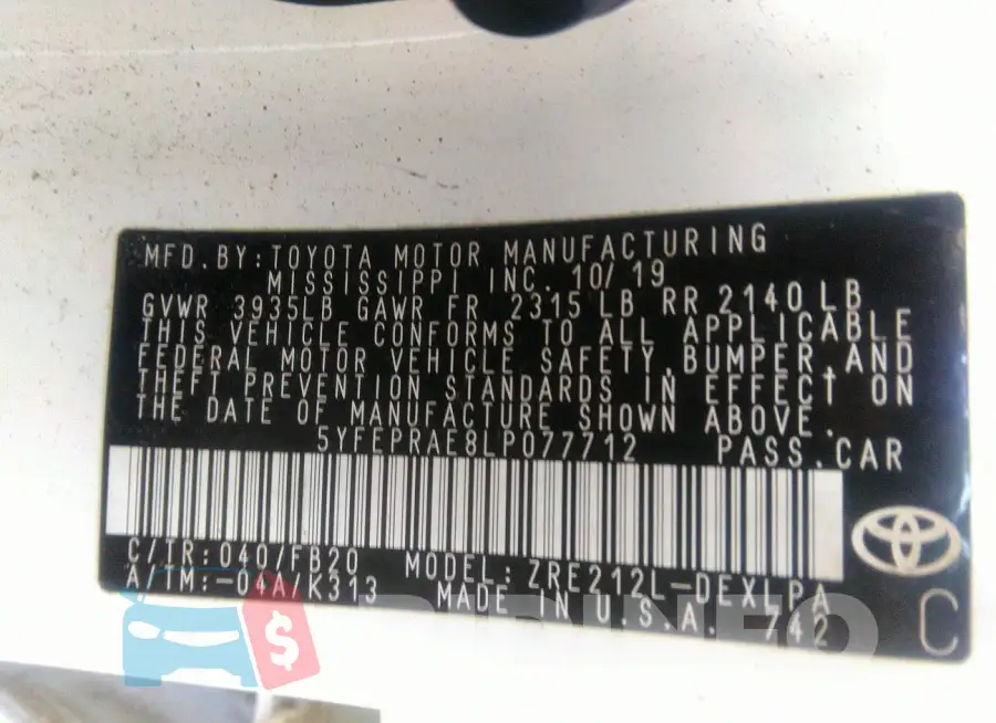 5YFEPRAE8LP077712 Photo# 9