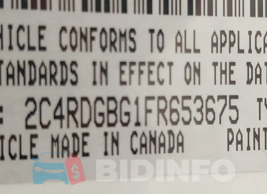 2C4RDGBG1FR653675 Photo# 9