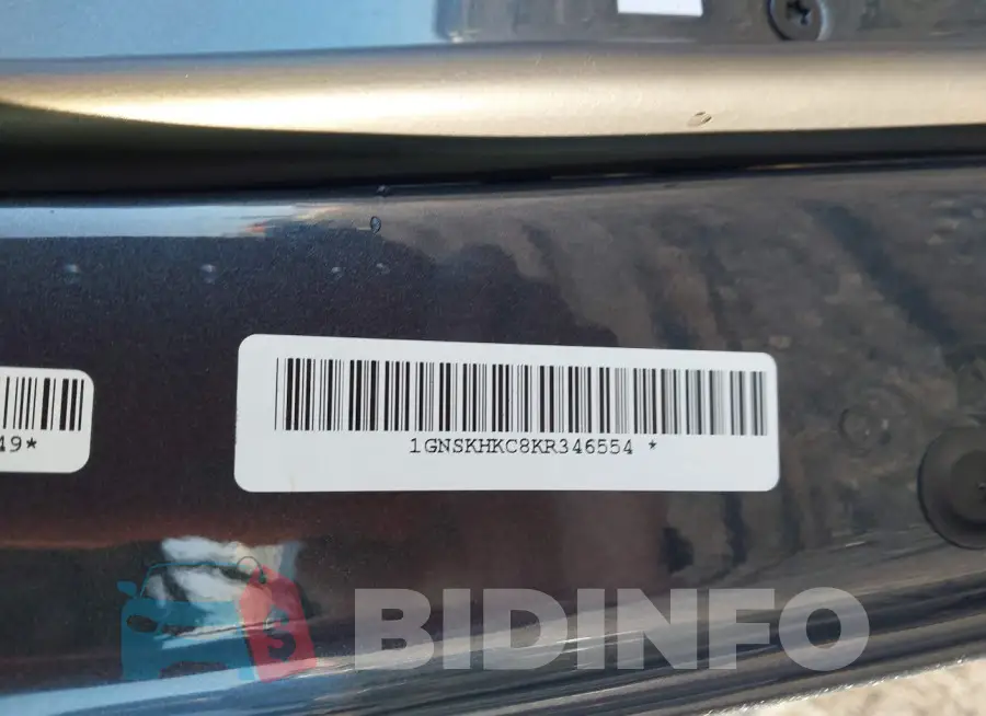 1GNSKHKC8KR346554 Photo# 9