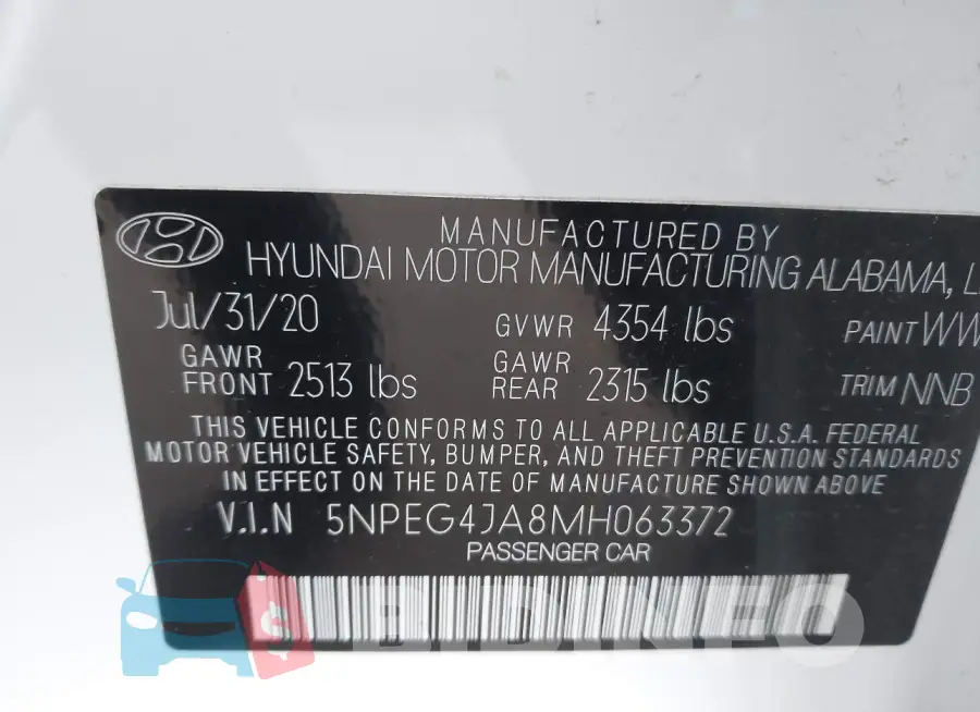 5NPEG4JA8MH063372 Photo# 9