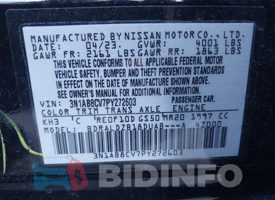 3N1AB8CV7PY272603 Photo# 9