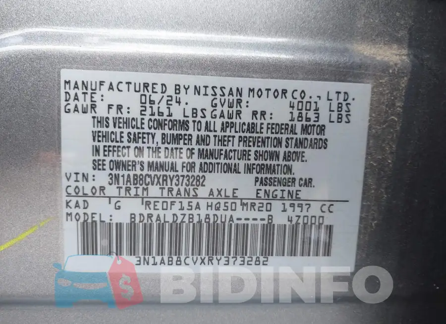 3N1AB8CVXRY373282 Photo# 9