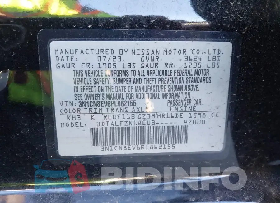 3N1CN8EV6PL862155 Photo# 9