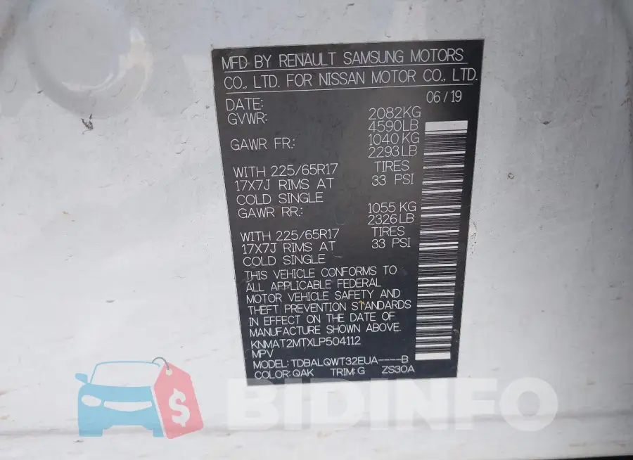 KNMAT2MTXLP504112 Photo# 9
