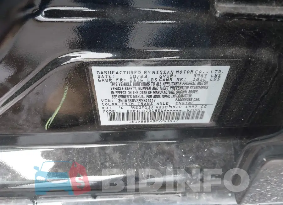 3N1AB8BV3RY241417 Photo# 9