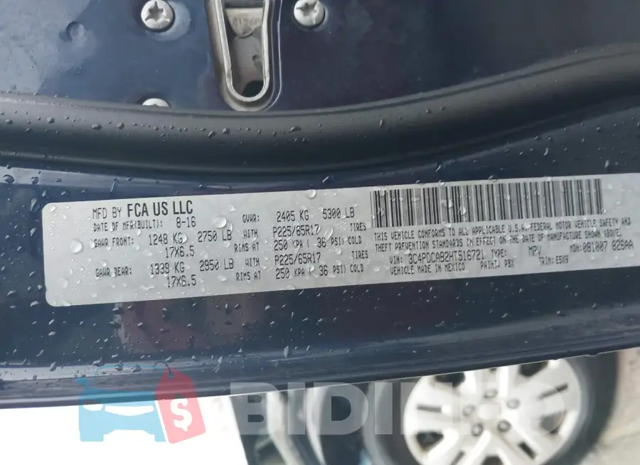 3C4PDCAB2HT516721 Photo# 9