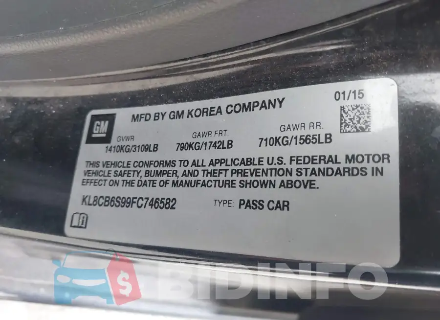 KL8CB6S99FC746582 Photo# 9