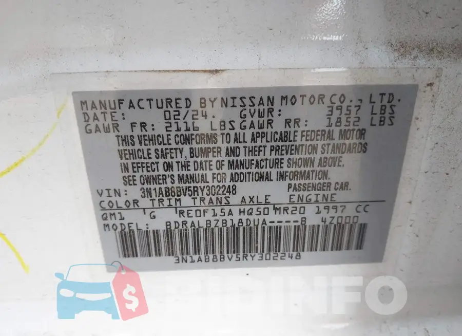 3N1AB8BV5RY302248 Photo# 9