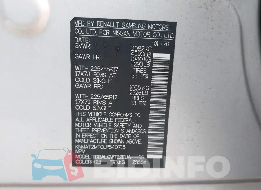 KNMAT2MT0LP540715 Photo# 9