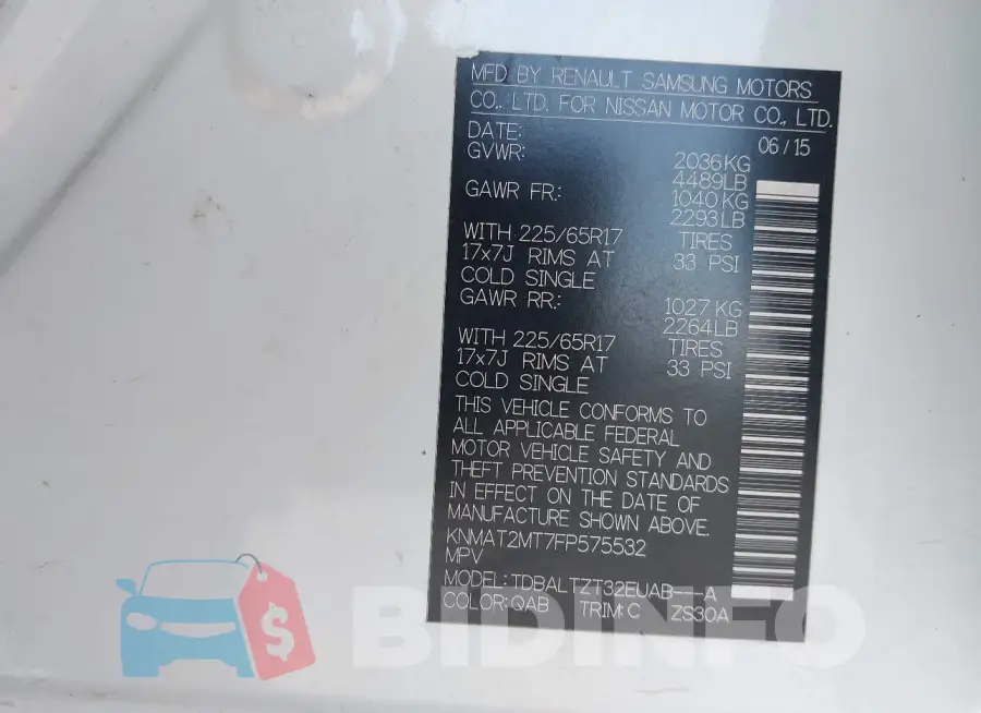 KNMAT2MT7FP575532 Photo# 9