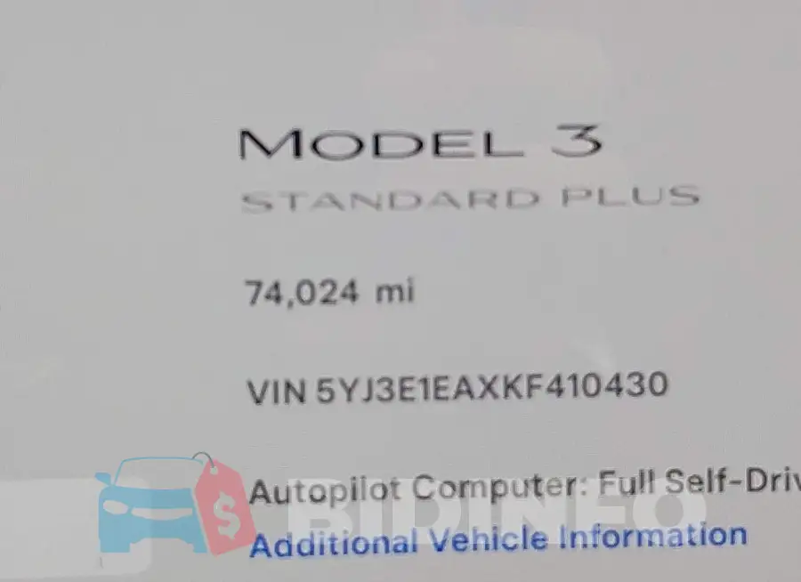5YJ3E1EAXKF410430 Photo# 15