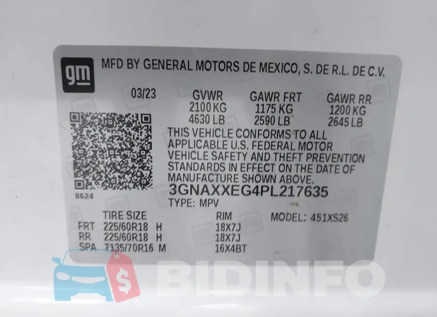 3GNAXXEG4PL217635 Photo# 9