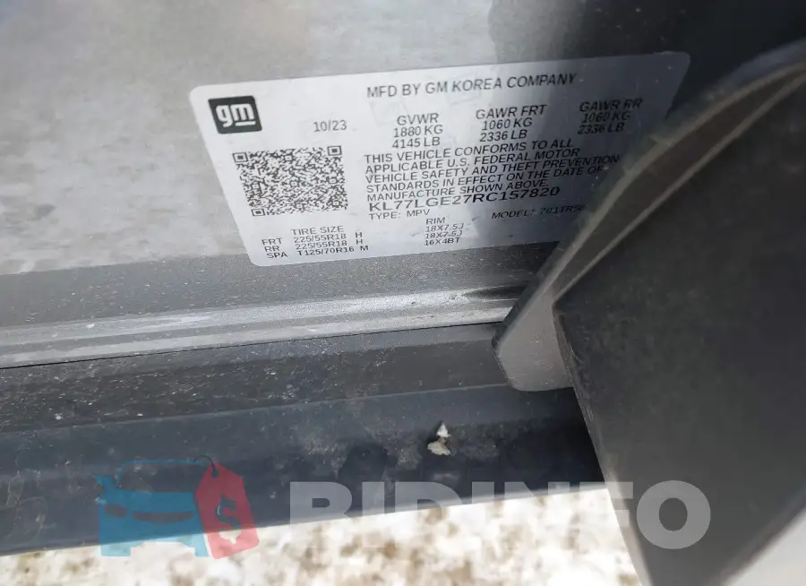 KL77LGE27RC157820 Photo# 9