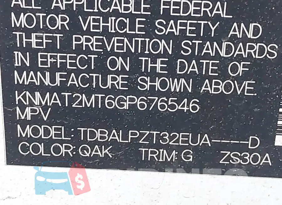 KNMAT2MT6GP676546 Photo# 9