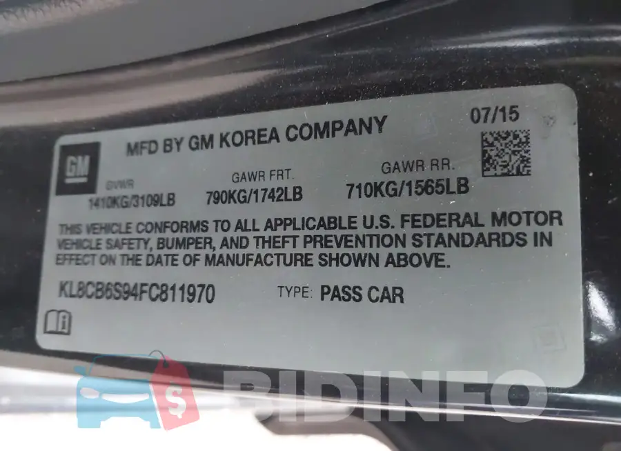 KL8CB6S94FC811970 Photo# 9