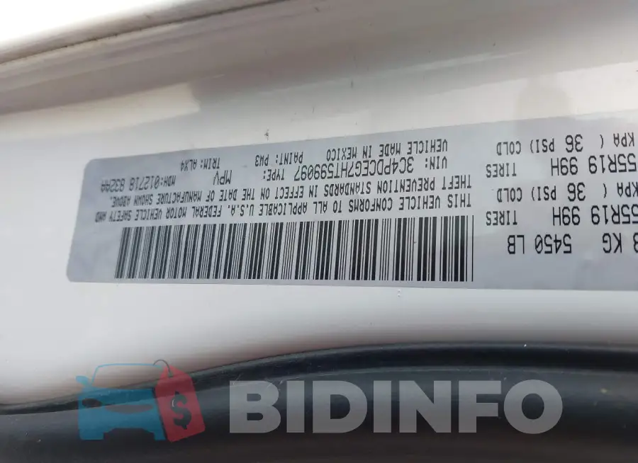 3C4PDCEG7HT599097 Photo# 9