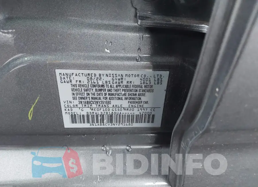 3N1AB8CV3NY291680 Photo# 9
