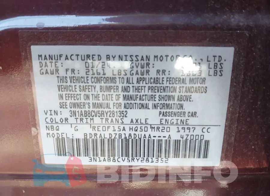 3N1AB8CV5RY281352 Photo# 9