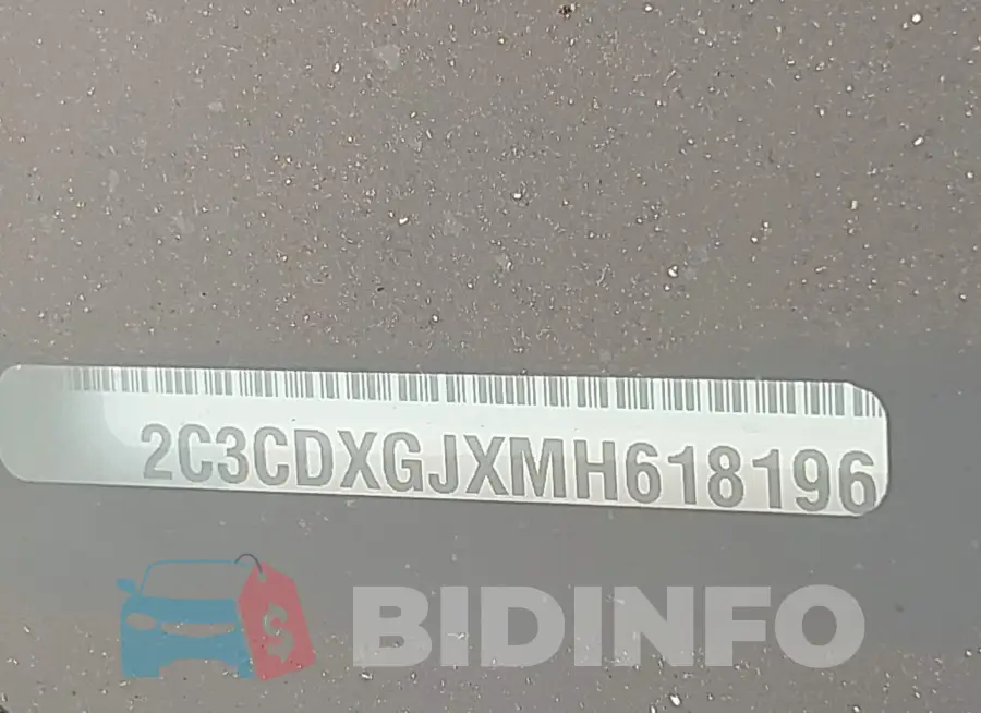 2C3CDXGJXMH618196 Photo# 9