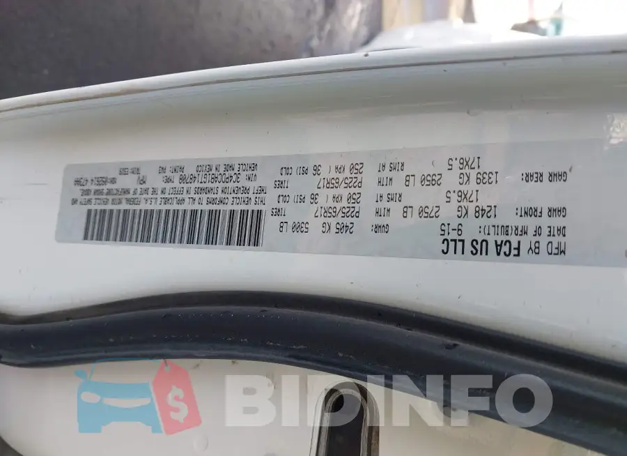 3C4PDCAB1GT148708 Photo# 9