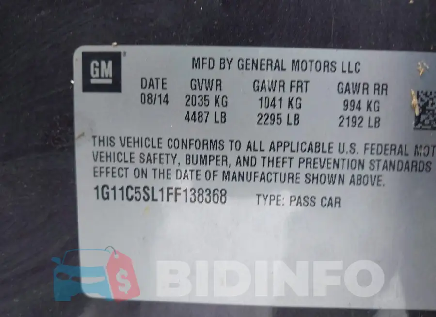 1G11C5SL1FF138368 Photo# 9