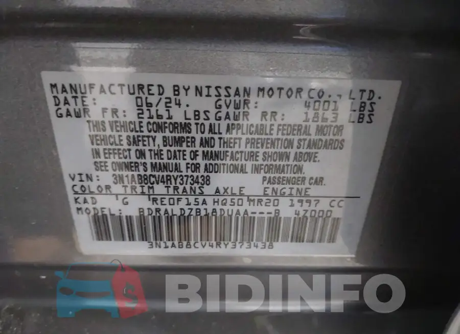 3N1AB8CV4RY373438 Photo# 9