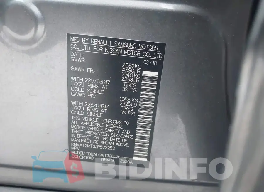 KNMAT2MT3JP573253 Photo# 9