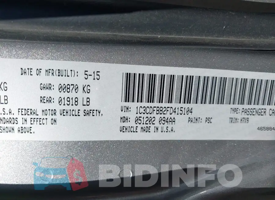 1C3CDFBB2FD415104 Photo# 9