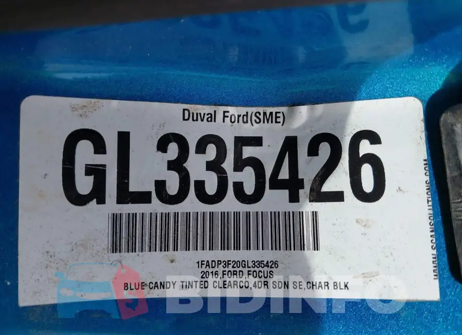 1FADP3F20GL335426 Photo# 9