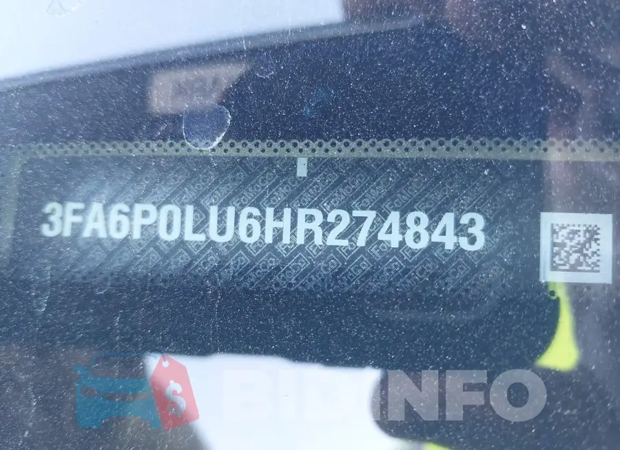 3FA6P0LU6HR274843 Photo# 9