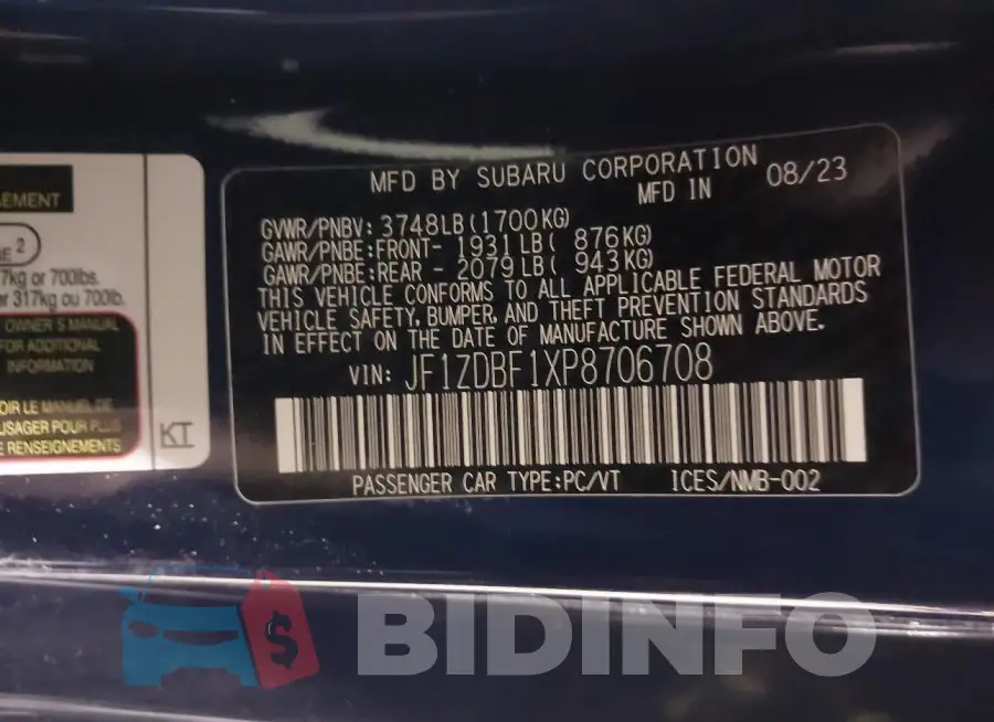 JF1ZDBF1XP8706708 Photo# 9