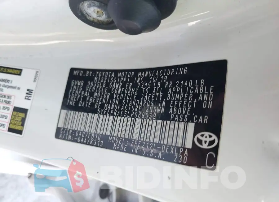 5YFEPRAE5LP068059 Photo# 9