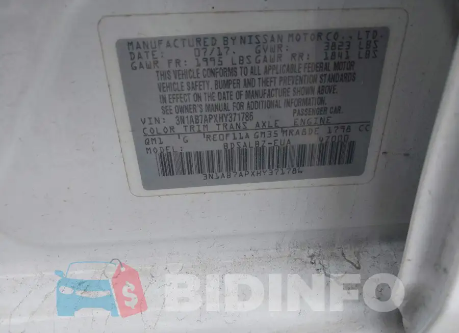 3N1AB7APXHY371786 Photo# 9